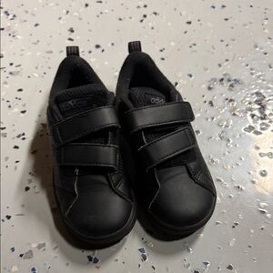 adidas Kids Black Velcro Strap Sneakers